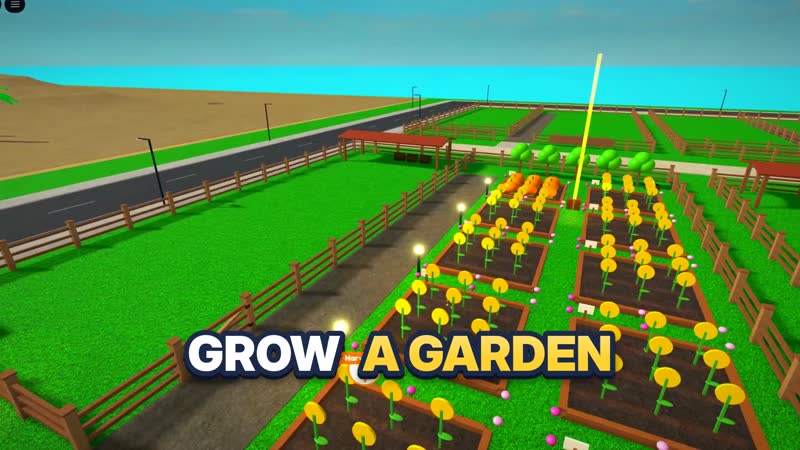 A colourful garden farm